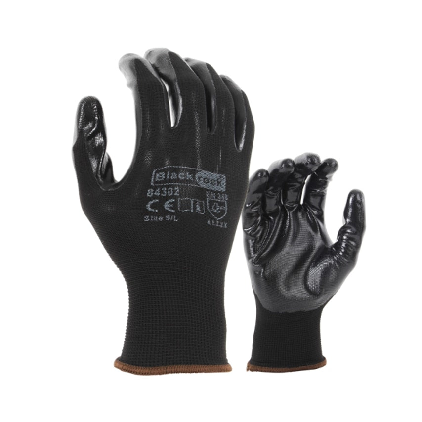 Pk 6 Nitrile Super Grip Gloves