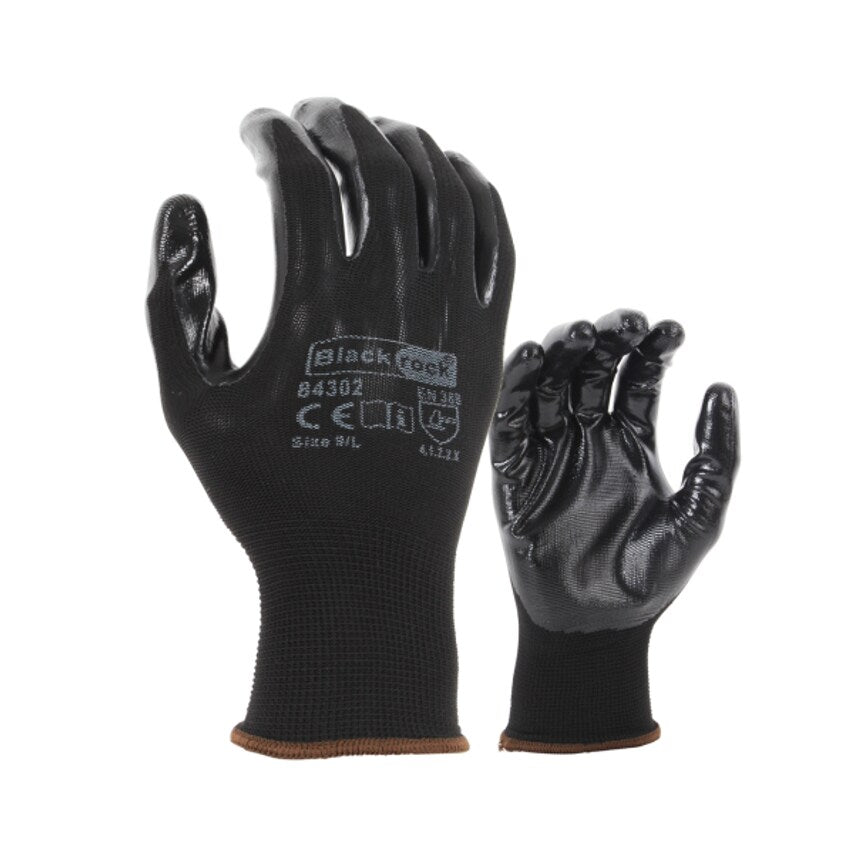 Pk 6 Nitrile Super Grip Gloves