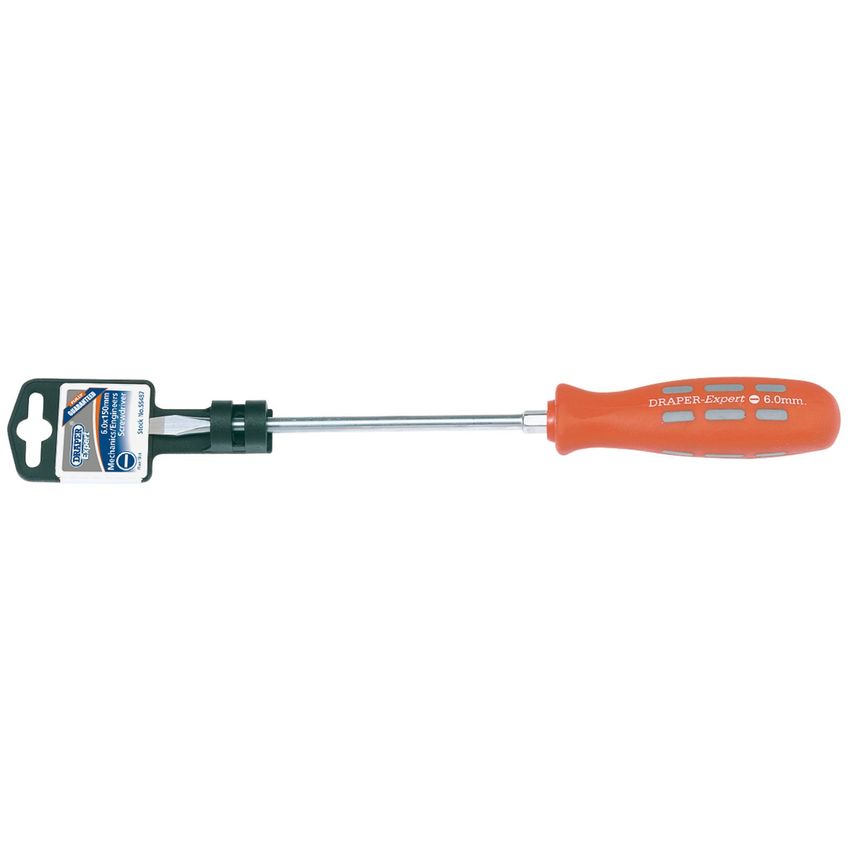 Plain Slot Flared Tip Mechanic's Screwdriver 6x150mm