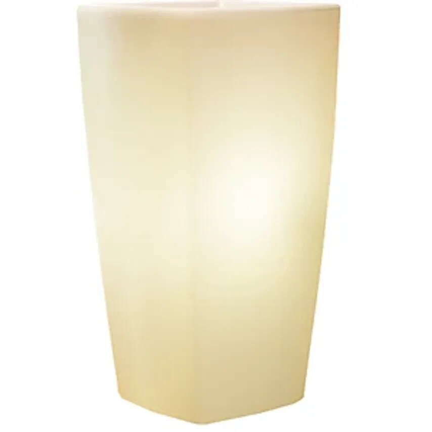 Plant Container, TREVIA V, HxWxD 700 X 360 X 360mm, Translucent, Illuminated