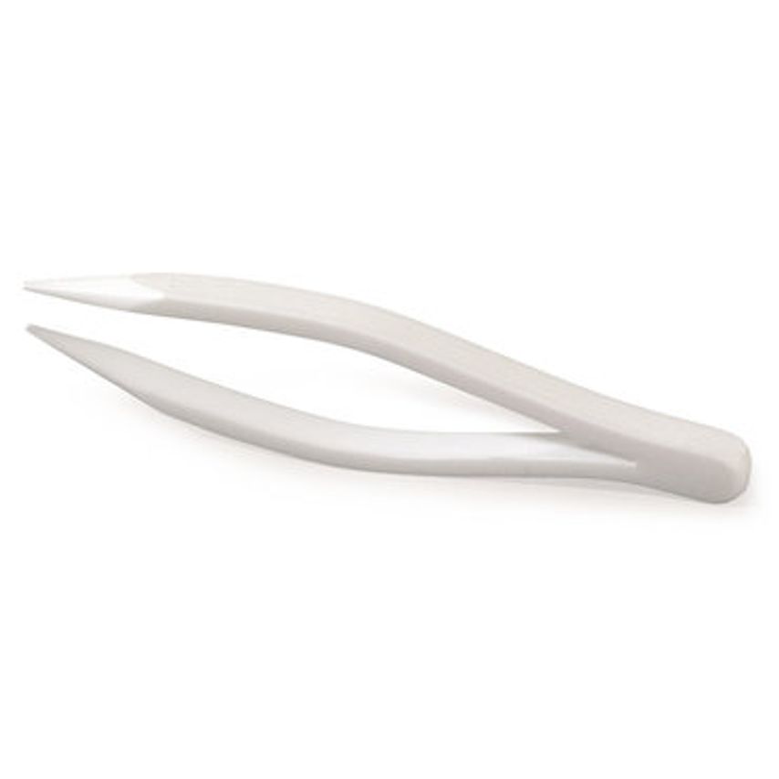 Plastic PTFE Tweezers Flat Tips 100 mm 1 Units