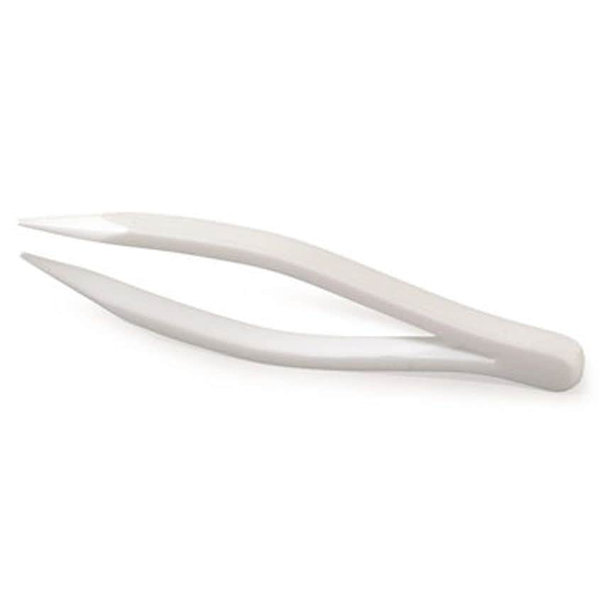 Plastic PTFE Tweezers Flat Tips 150 mm 1 Units