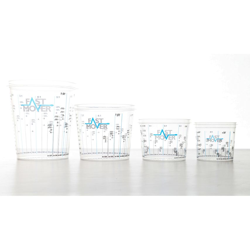 Plastic Paint Mixing Cups, 1400mL, 200pcs