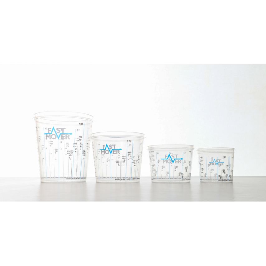 Plastic Paint Mixing Cups, 1400mL, 200pcs