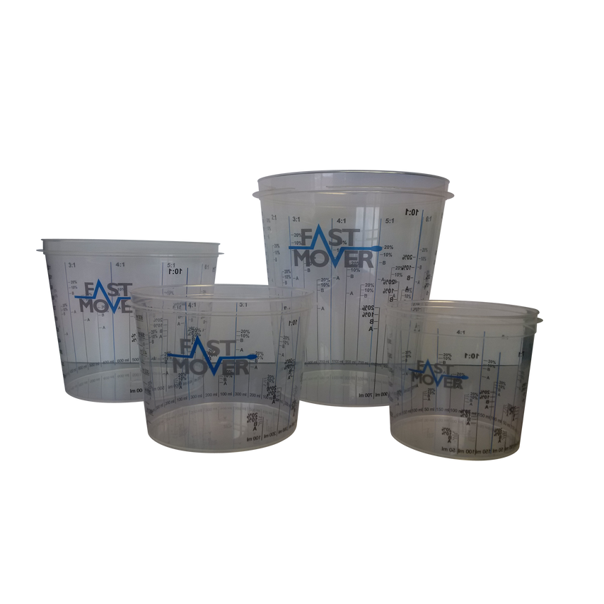 Plastic Paint Mixing Cups, 385mL, 200pcs