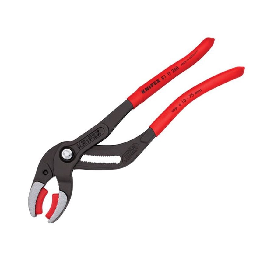 Plastic Pipe Grip Pliers Plastic Jaws Black 250mm KPX8111250