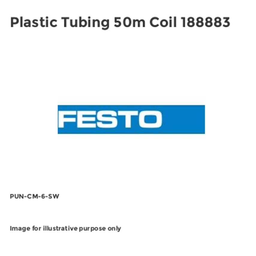 Plastic Tubing 50m Coil 188883