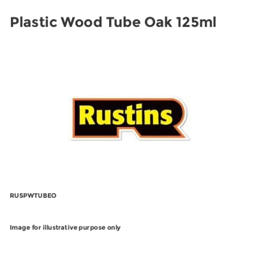 Plastic Wood Tube Oak 125ml