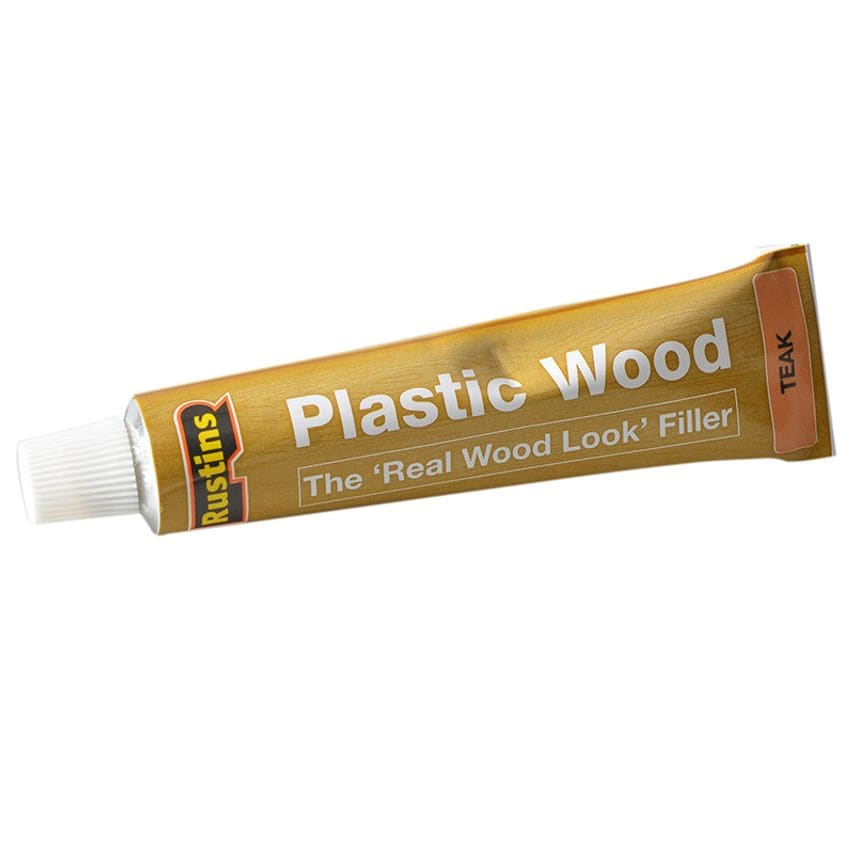 Plastic Wood Tube Teak 20g