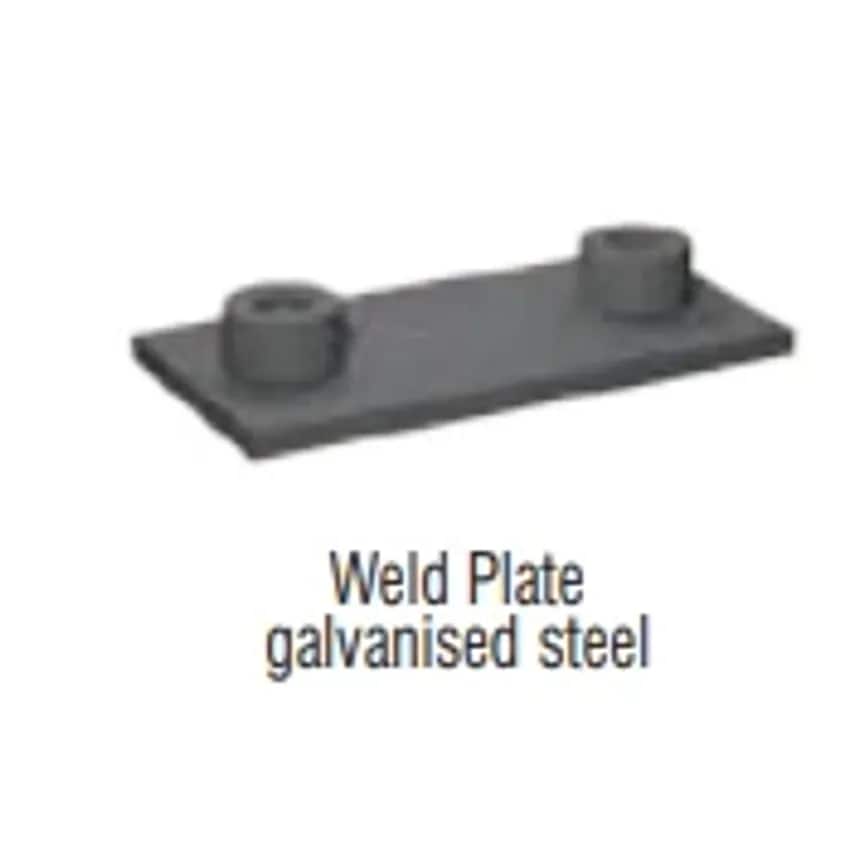 Plate F-clamp Accessories Weld Size Group 4 Plated Steel