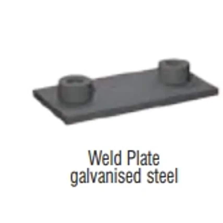 Plate F-clamp Accessories Weld Size Group 6 Plated Steel