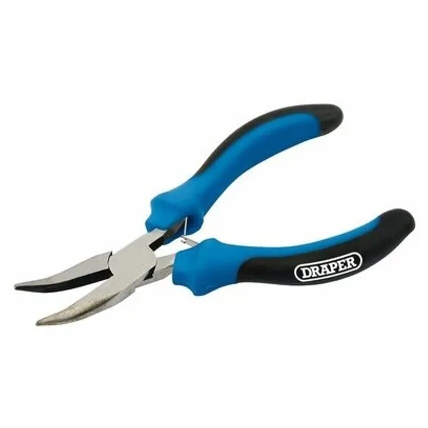 Pliers Bent Nose Mini Soft Grip 125mm Carbon Steel