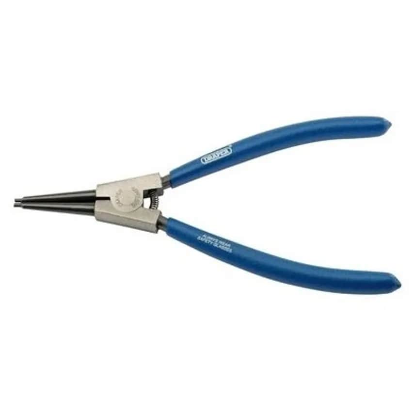 Pliers External Circlip Straight 210mm Chrome Nickel Steel 40-100 Tip