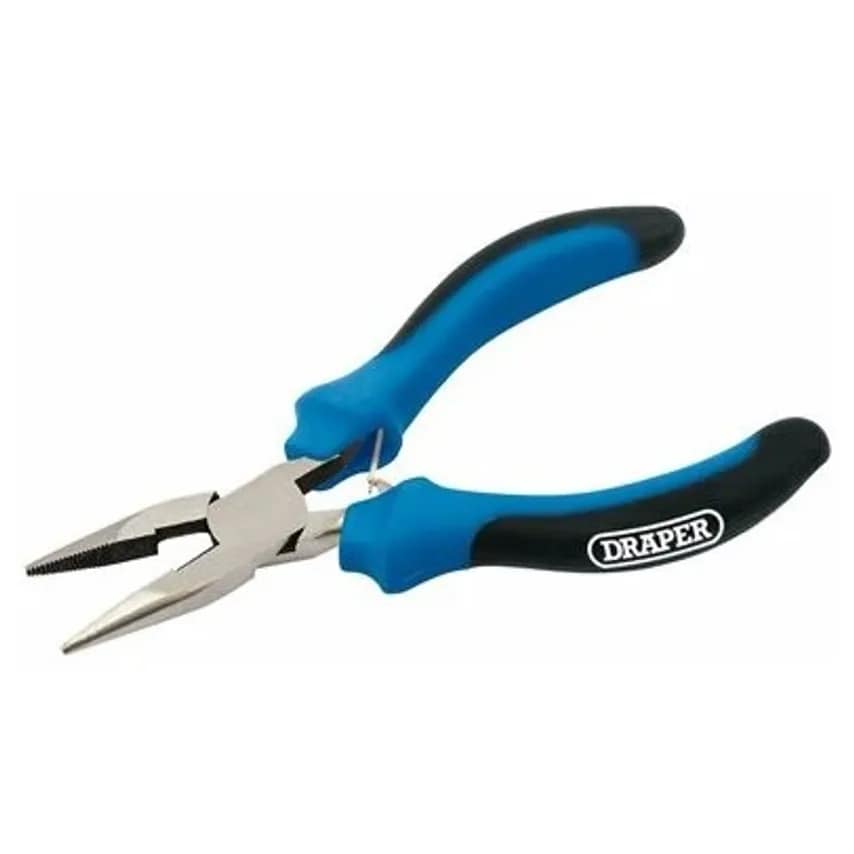 Pliers Long Nose Mini Soft Grip 125mm Carbon Steel
