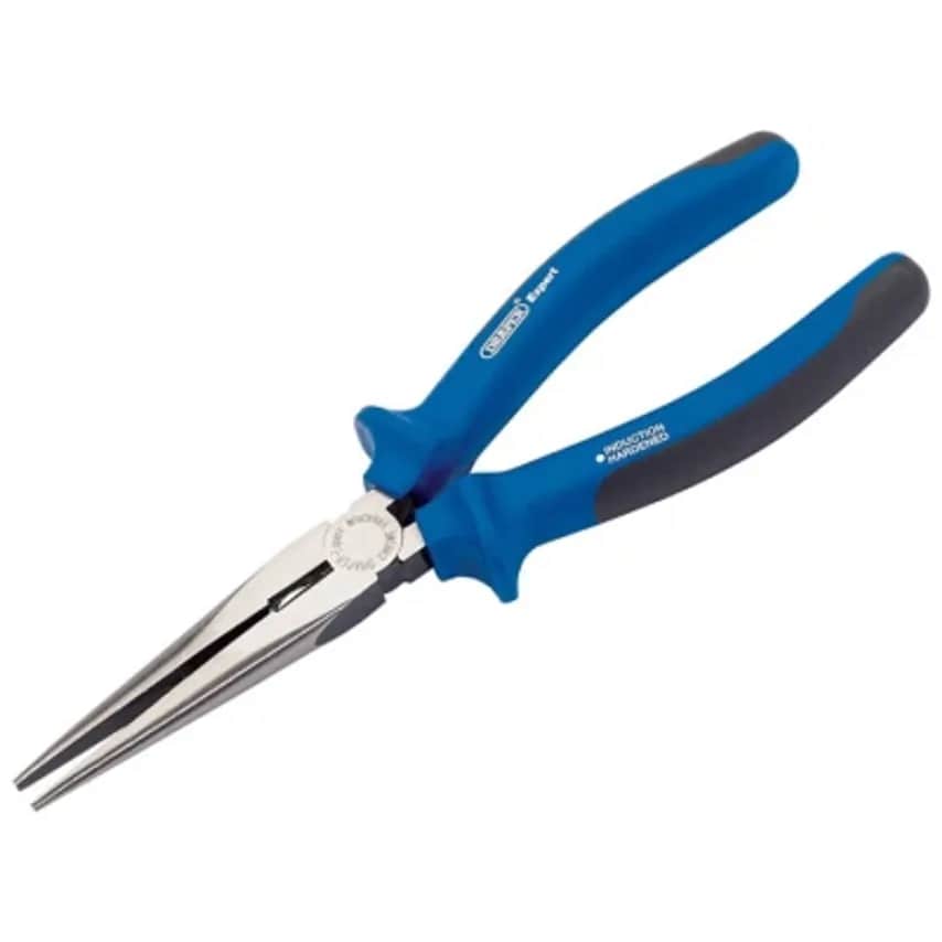 Pliers Long Nose Soft Grip 200mm Chrome Vanadium Steel