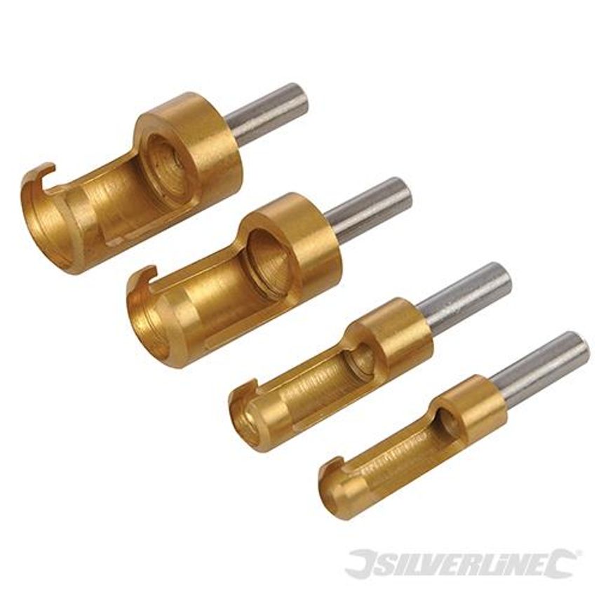 Plug Cutter Set 4 Piece 6 - 16mm