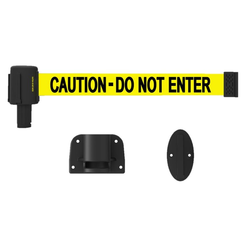 Plus Line Wall Mount System - "caution-do Not Enter" Banner Head PL4108