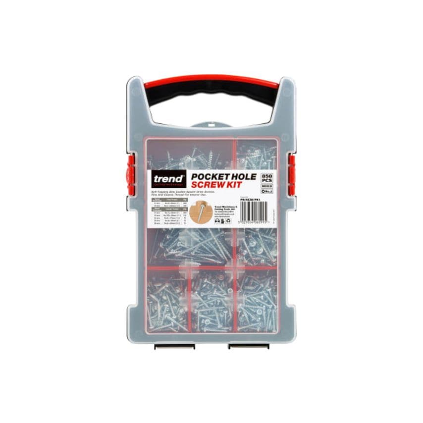 Pocket Hole Screw Selection, 850 Piece