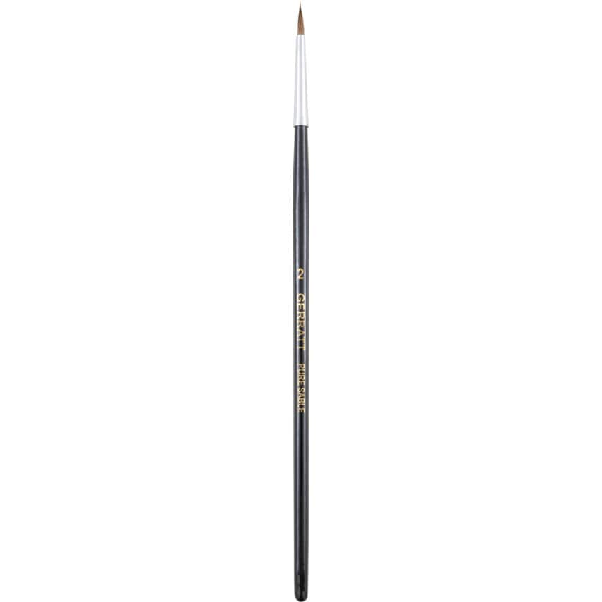 Point Sable Brush, Natural Bristle, No.2