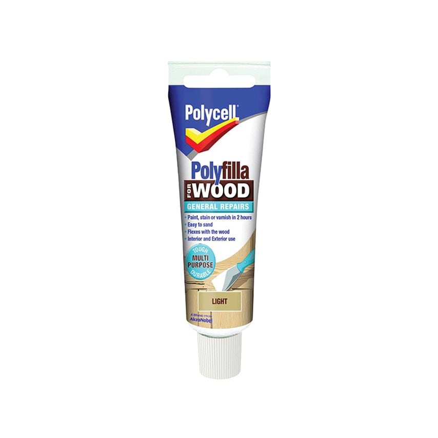 Polyfilla For Wood General Repairs Tube Light 75g