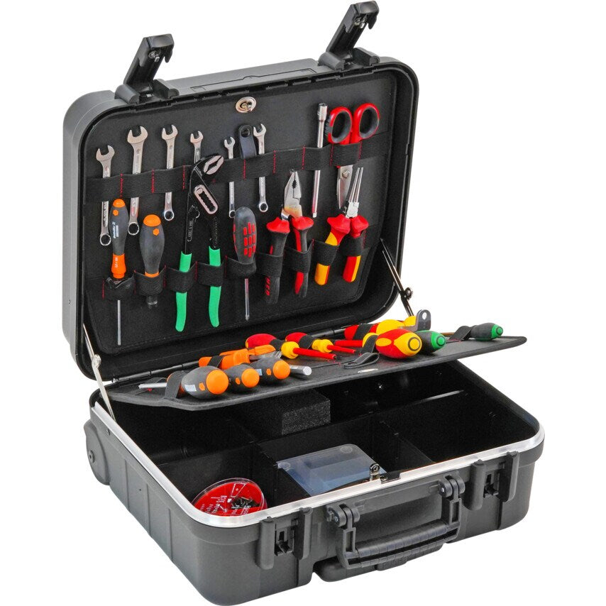 Polypropylene Moulded Toolcase/Wheels 430 x 340 x 156mm
