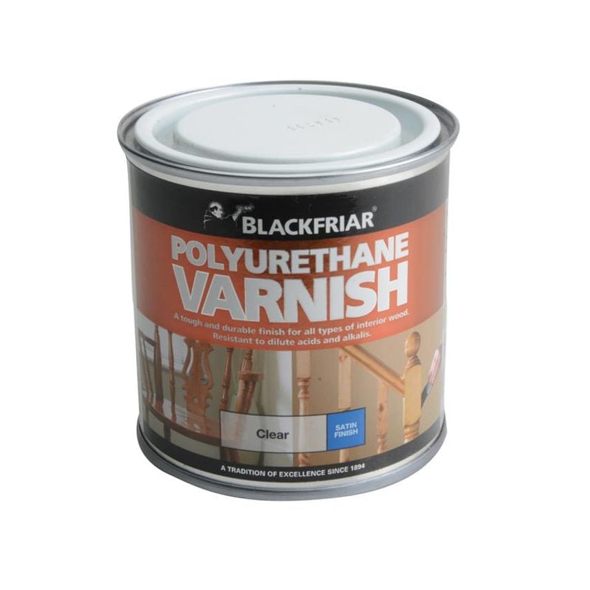 Polyurethane Varnish P100 Clear Satin 250ml BKFPCSV250