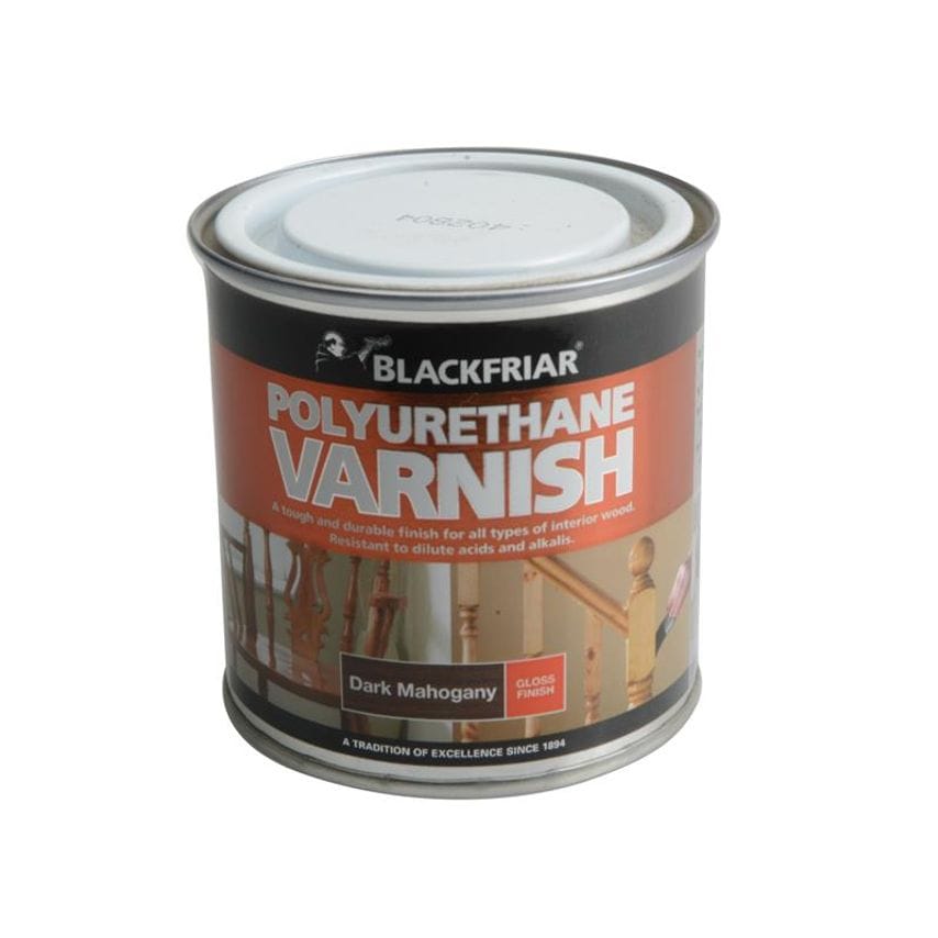 Polyurethane Varnish P65 Dark Mahogany Gloss 250ml BKFPVGDM250