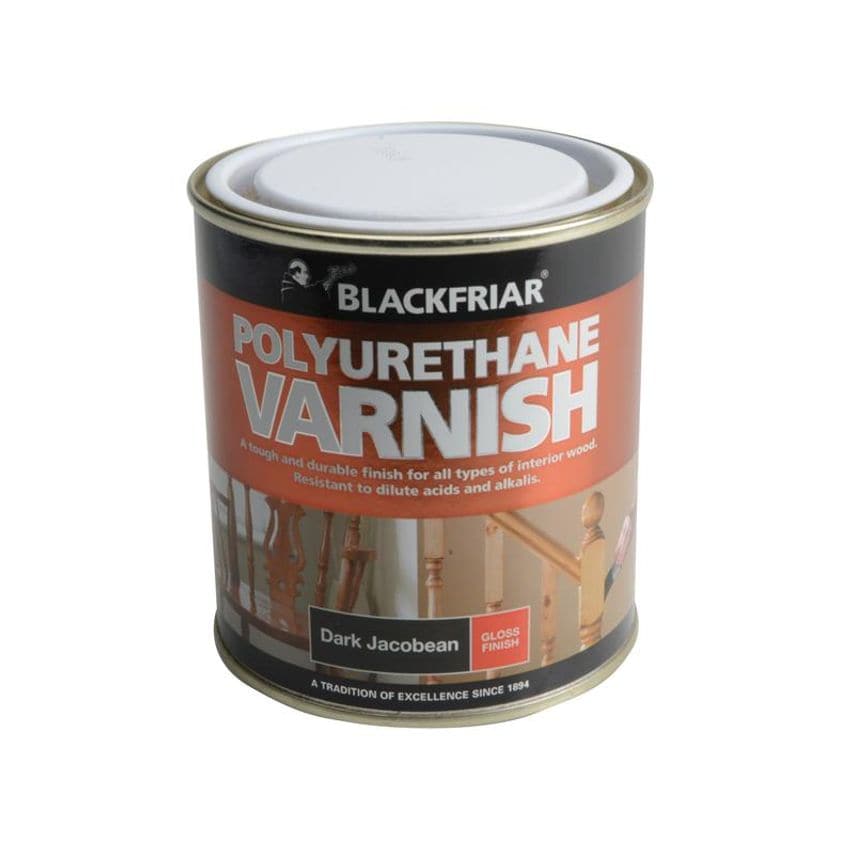 Polyurethane Varnish P85 Dark Jacobean Gloss 500ml BKFPVGDJ500
