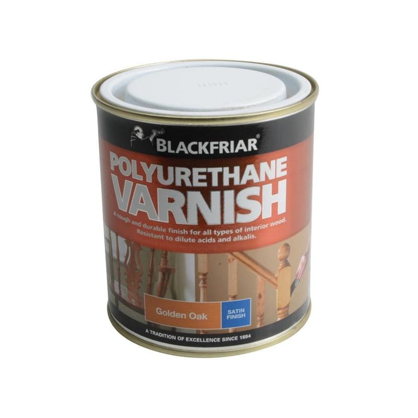 Polyurethane Varnish Satin Golden Oak 500ml BKFPVSGO500