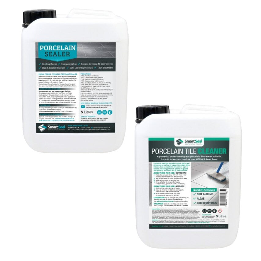 Porcelain Tile Sealer & Cleaner 5 +5 Liter Pack of 2