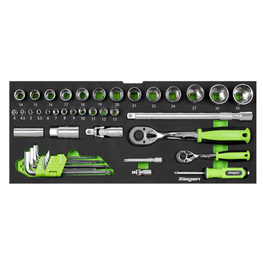 Portable Tool Chest 3 Drawer with 98pc Tool Kit