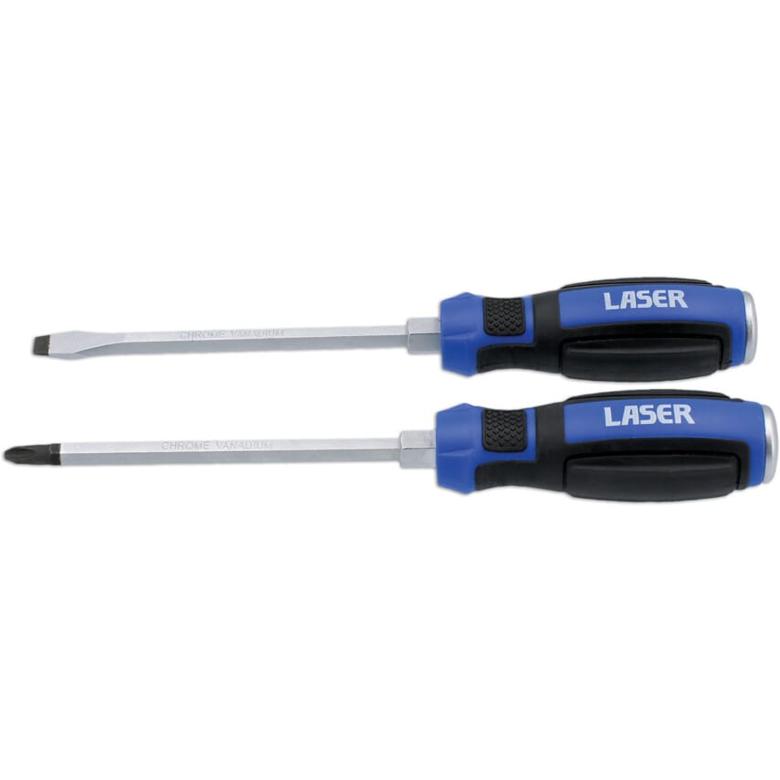 Pound Thru Screwdriver Set 2PC