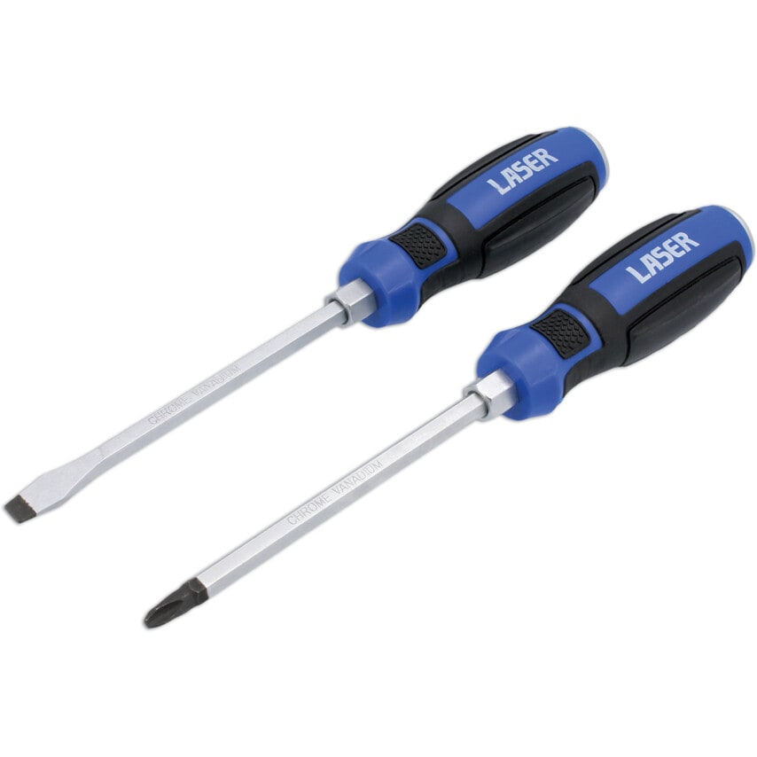 Pound Thru Screwdriver Set 2PC
