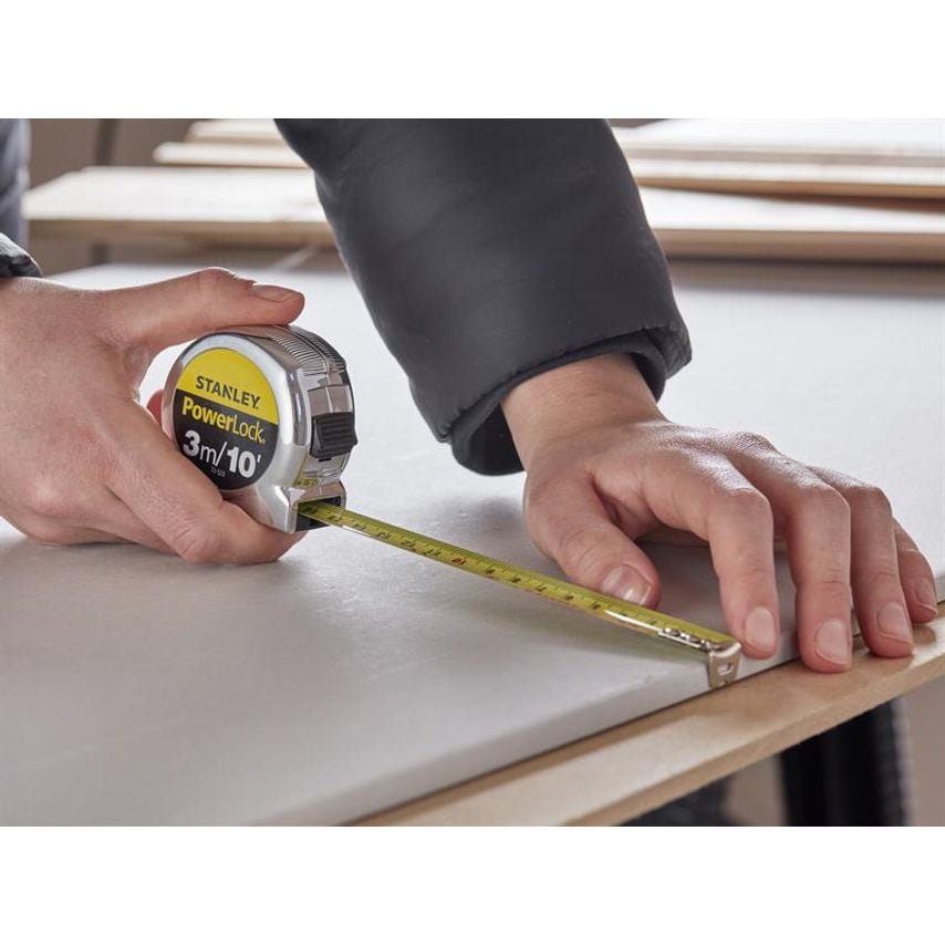 PowerLock Classic Pocket Tape 3m/10ft (Width 19mm) STA033523