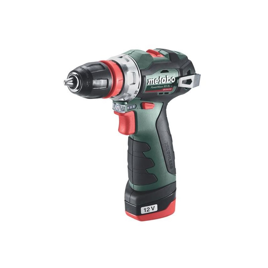 PowerMaxx BS BL Q Brushless Drill/Screwdriver 12V 2 x 2.0Ah Li-ion MPTPMBS12QC