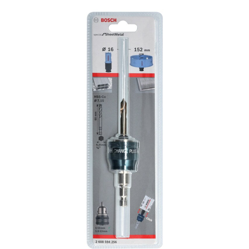 Power Change Plus Mandrel Hex 8.70mm, Drill HSS-Co 7.15 x 65mm