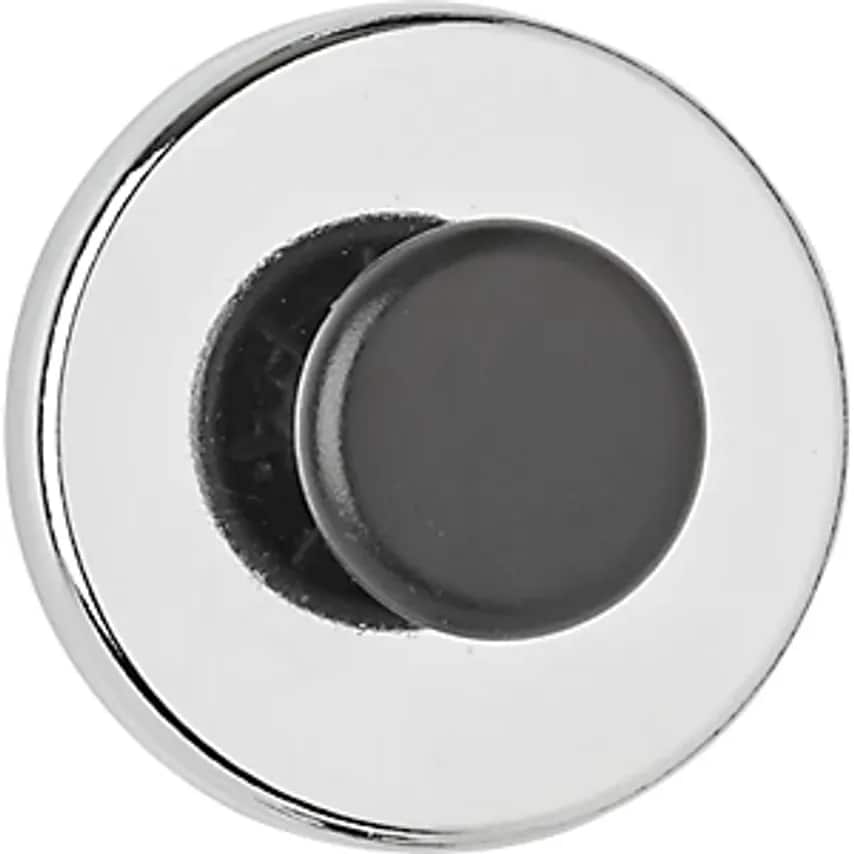 Power Magnet with Handle Knob Pack of 10 51 mm Holds 9 Kg Light Silver