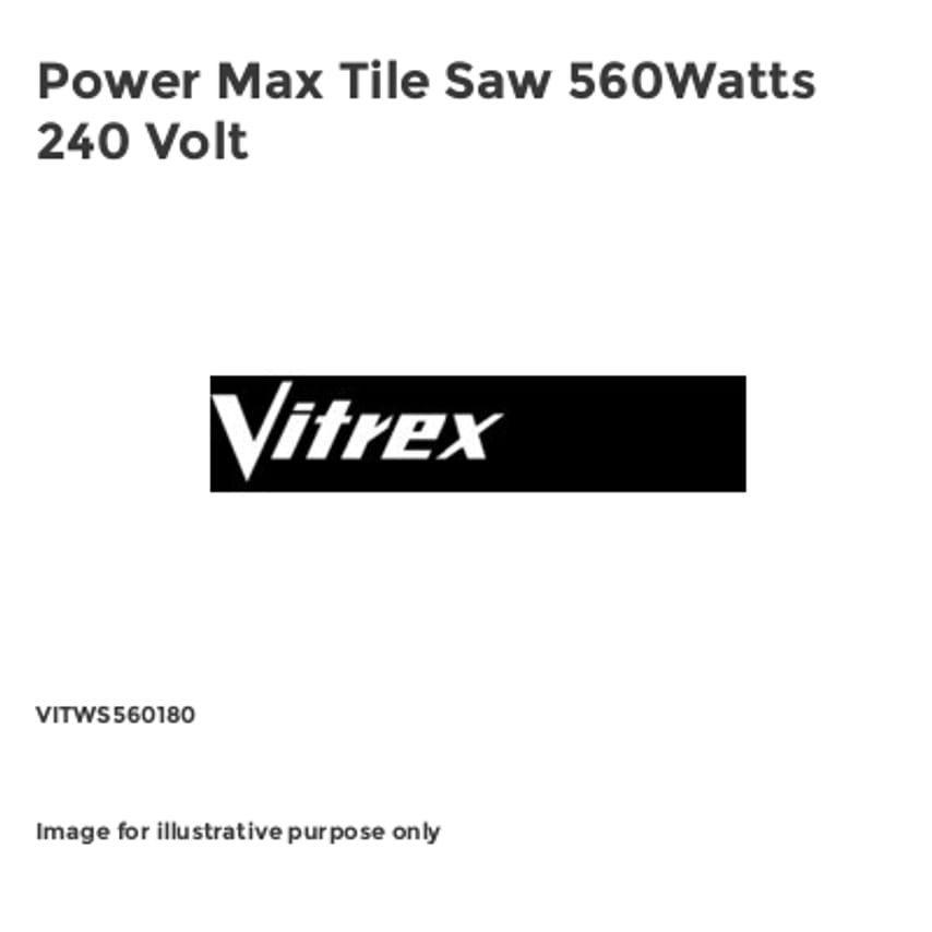 Power Max Tile Saw 560Watts 240 Volt
