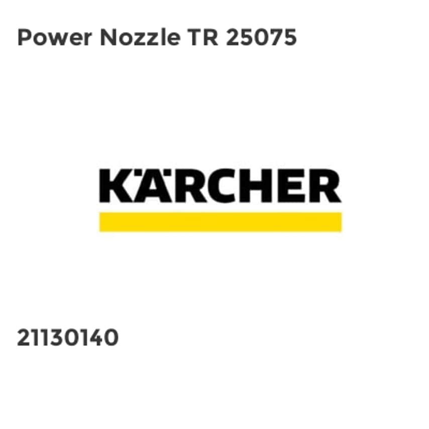 Power Nozzle TR 25075 - 21130140