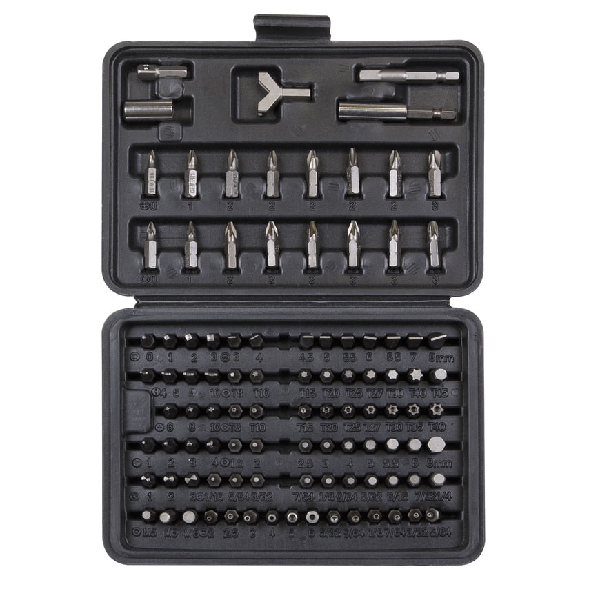 Power Tool/Security Bit Set 100 Piece
