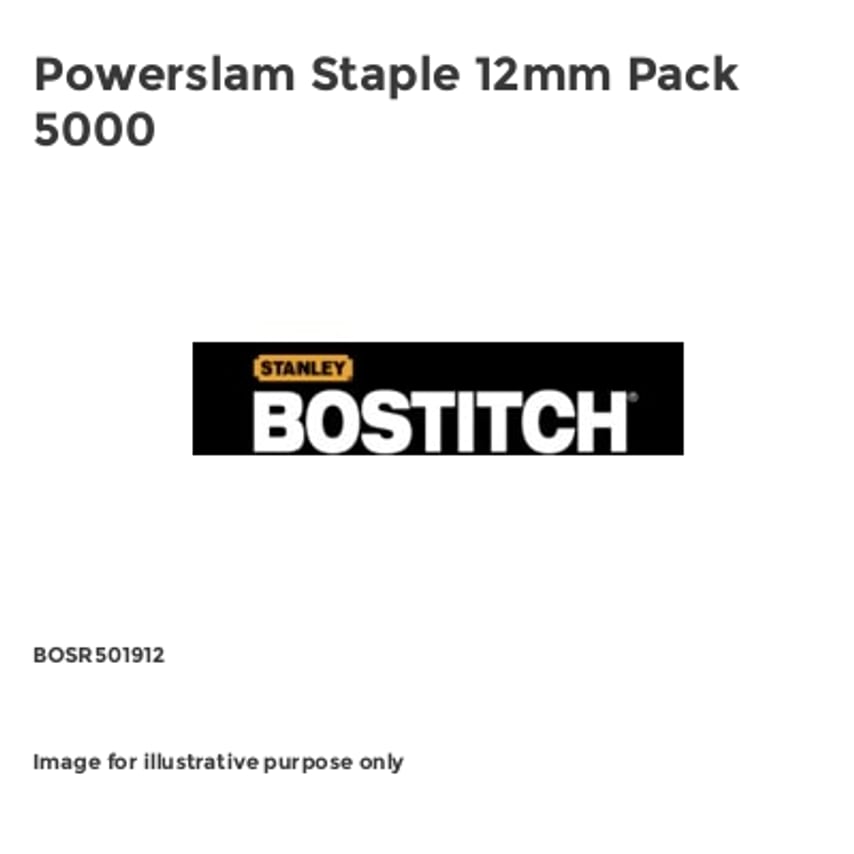 Powerslam Staple 12mm Pack 5000