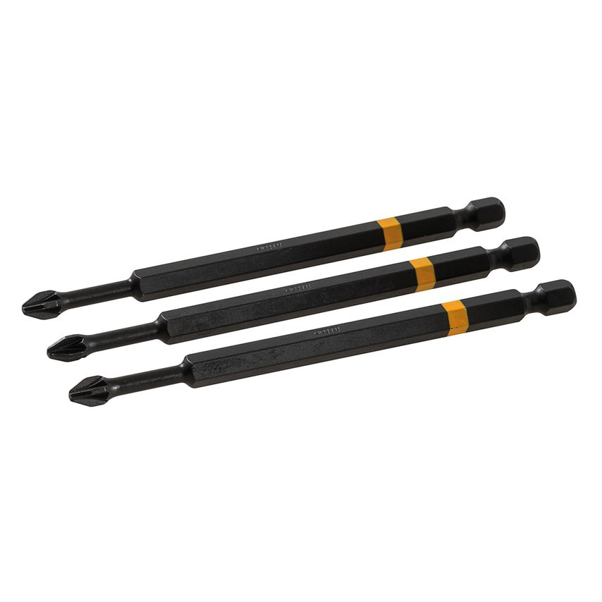 Pozi Screwdriver Impact Bit PZ2110mm (Pack of 3)