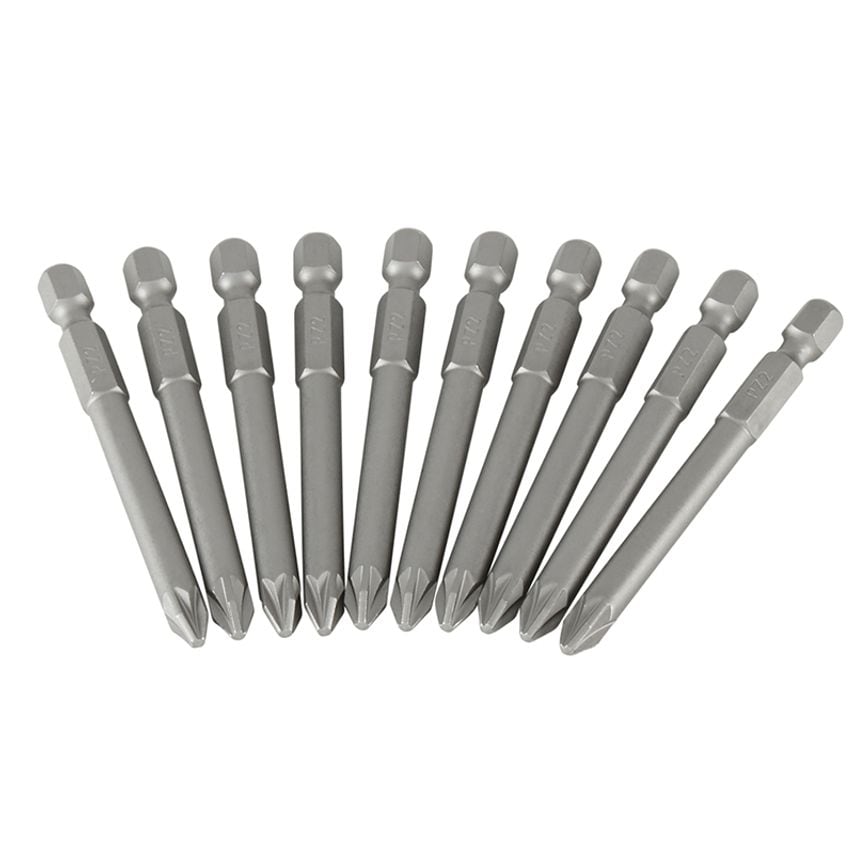 Pozidriv Power Bits PZ2 x 70mm (Box 10) STA368804B