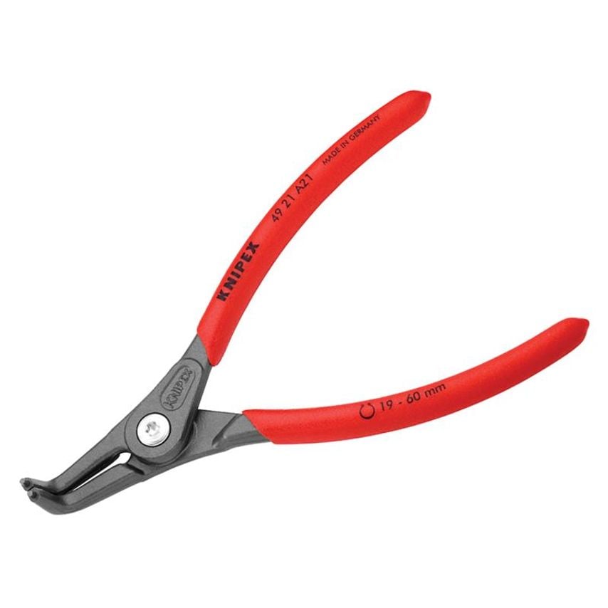 Precision Circlip Pliers External 90 Bent Tip 19-60mm A21 KPX4921A21
