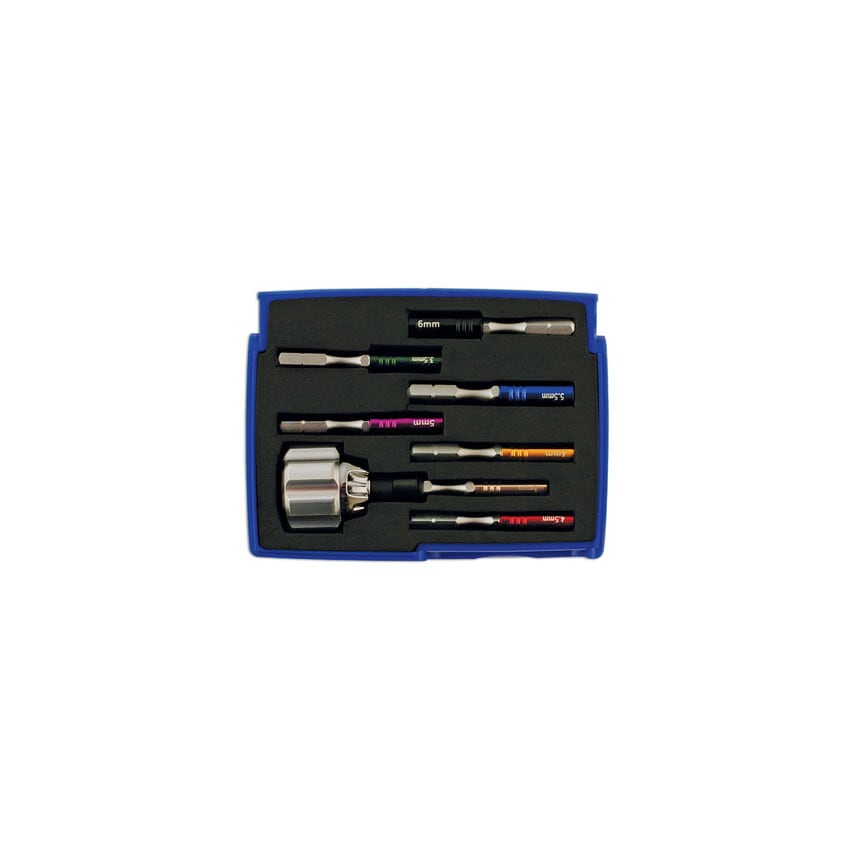 Precision Ratchet Nut Driver Set 8PC