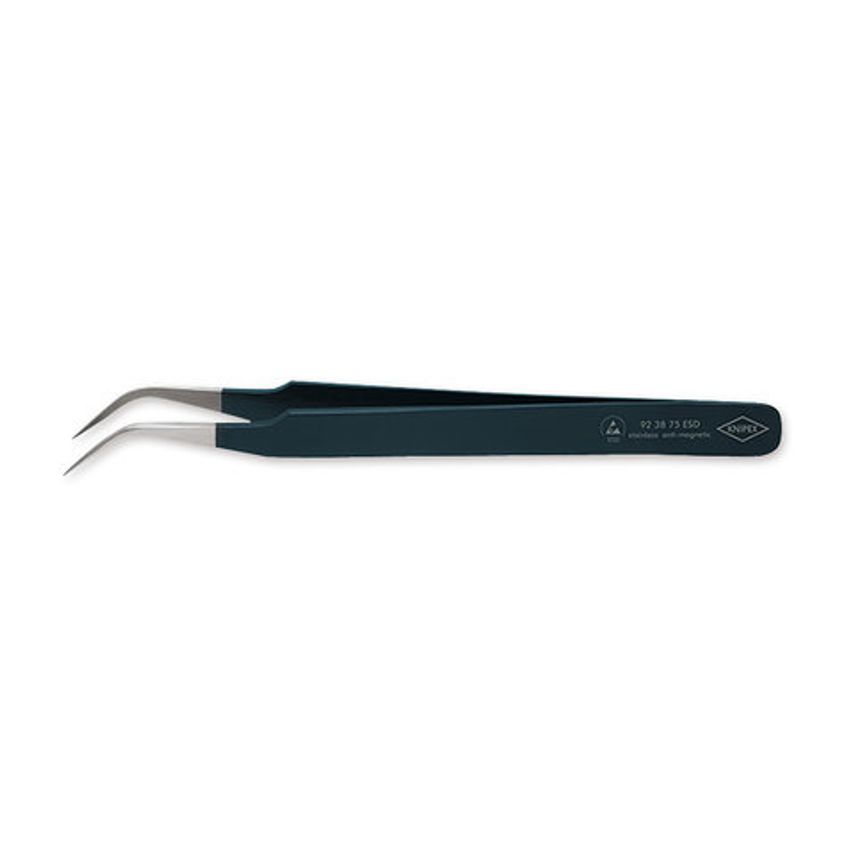 Precision Tweezers ESD Curved L 120 mm 1 Units