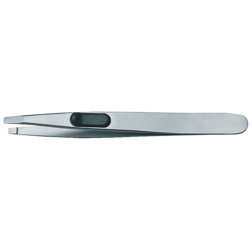 Precision tweezers, flat, non-glare finish