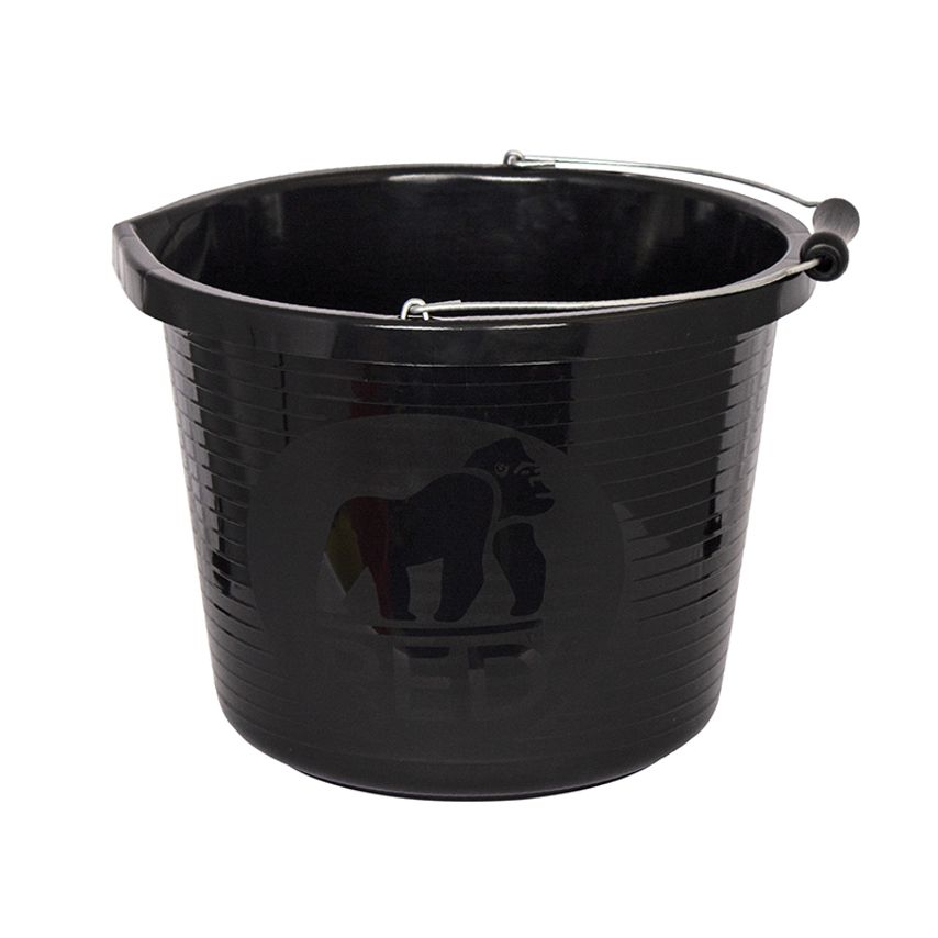 Premium Bucket 14 litre (3 gallon) - Black GORPRMBK