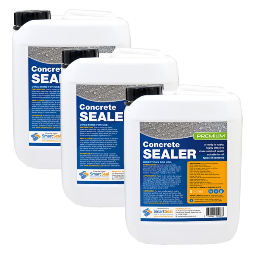 Premium Concrete Sealer 5 Liter Pack of 3