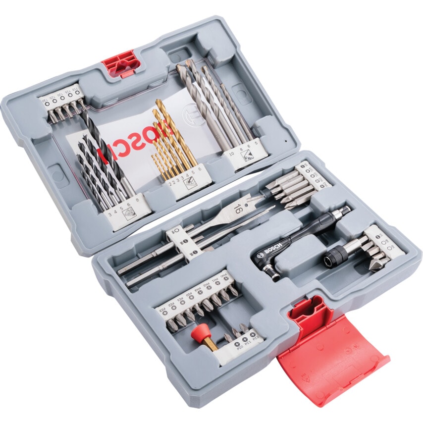Premium X-Line Drill Bit & Screwdriver Bit Set 49 Pieces in Plastic Carry Case - 2 608 P00 233